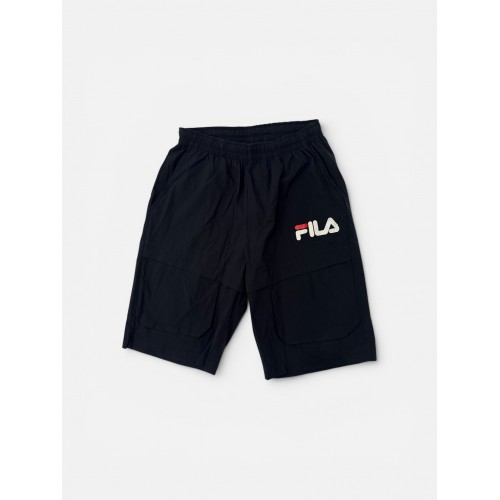 Fila Cargo Αθλητική Βερμούδα Μαύρη με Logo